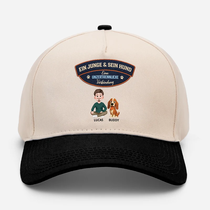 Eine Unzertrennliche Verbindung - Personalisiertes Hunde Geschenk | Baseball Cap