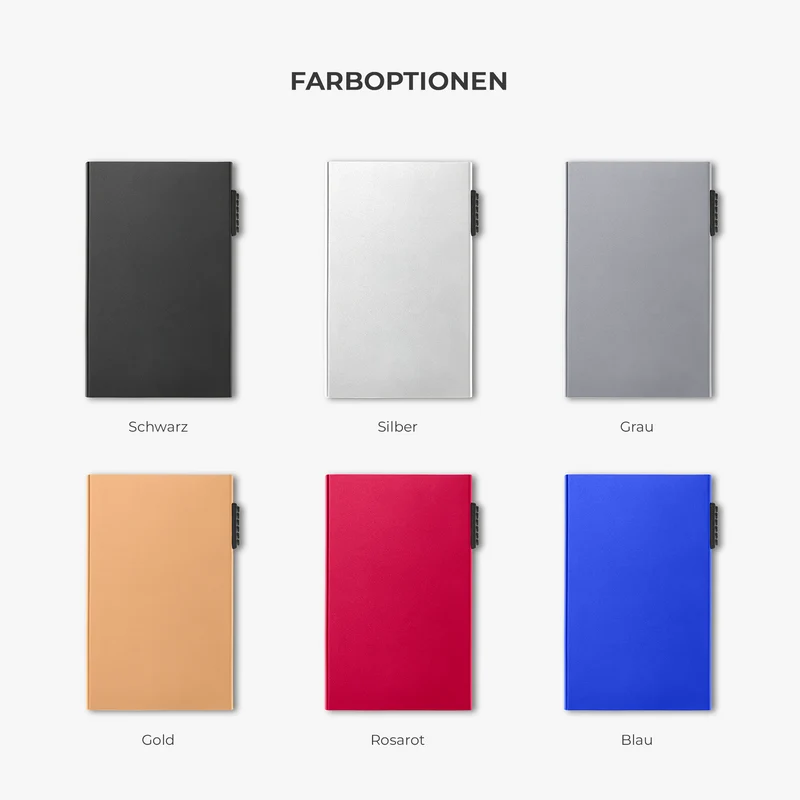 Classic Limitierte Edition - Personalisiertes Geschenk | Aluminium Kreditkartenetui Papa Opa