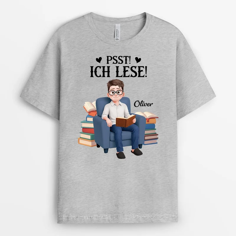 Nur Noch Ein Kapitel - Personalisiertes Geschenk | T Shirt Leseratte Frauen Männer