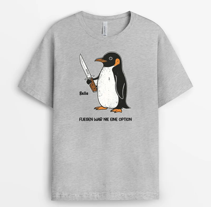 Fliegen War Nie Eine Option Aber Laufen Geht Super - Personalisiertes Geschenk | Lustige T Shirts Männer Damen Weiß