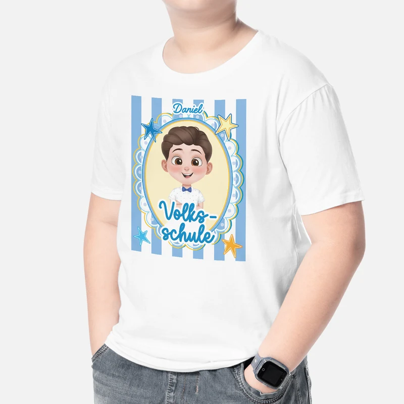 Kindergarten - Personalisierte Geschenke Kinder | T-Shirts Cartoon Pink