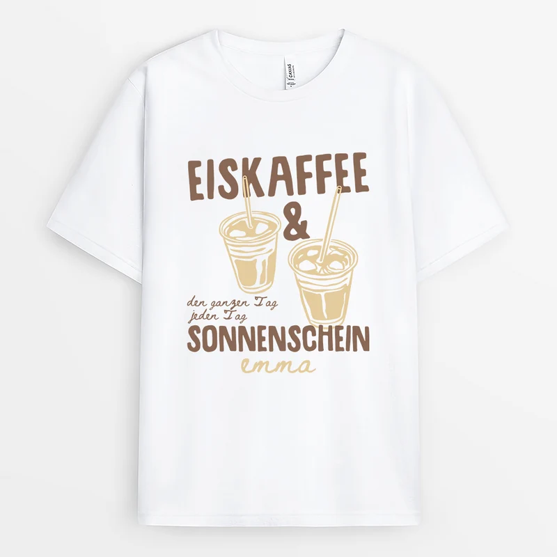 Den Ganzen Tag Jeden Tag - Personalisiertes Geschenk | Sommer T Shirt