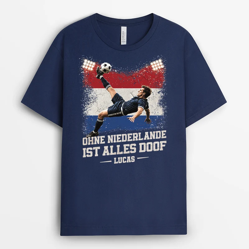 Ohne Deutschland Ist Alles Doof - Personalisiertes Geschenk | Fussball Shirt Foto Männer Frauen