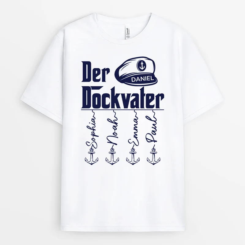 Die Dockmutter Der Dockvater - Personalisiertes Geschenk | Mama Papa Shirt