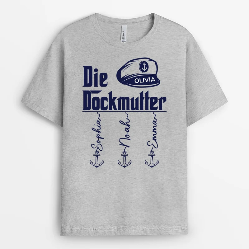 Die Dockmutter Der Dockvater - Personalisiertes Geschenk | Mama Papa Shirt