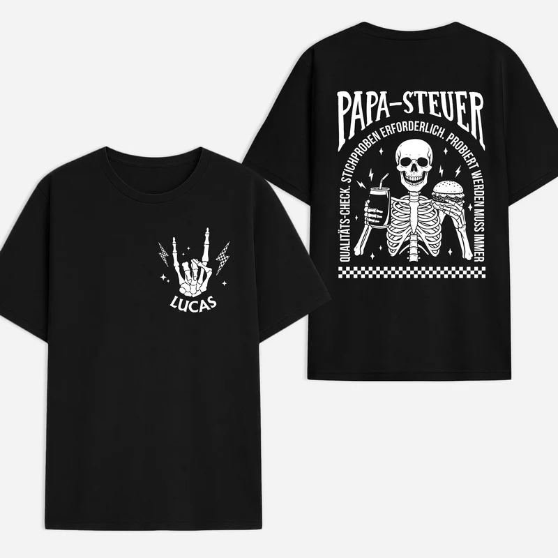Probiert Werden Muss Immer - Personalisierte Geschenke Lustig | T Shirt Bedrucken Beidseitig Opa Papa
