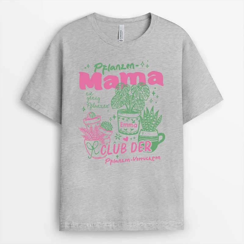 Club Der Pflanzen-Verrückten - Personalisiertes Geschenk | Garten T Shirt Weiß