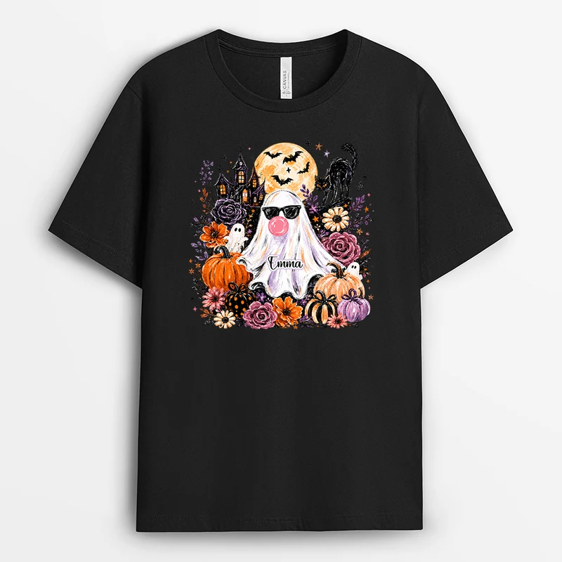 Halloween - Personalisiertes Geschenk | T Shirts Damen Männer Schwarz
