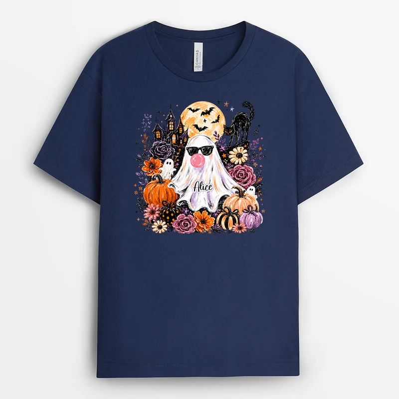 Halloween - Personalisiertes Geschenk | T Shirts Damen Männer Schwarz