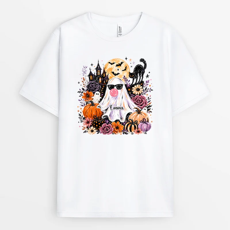 Halloween - Personalisiertes Geschenk | T Shirts Damen Männer Weiß