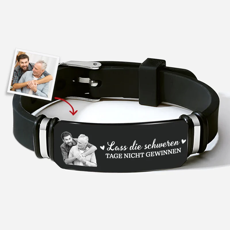 Vergiss Verdammt Noch Mal Nicht Wer Du Bist - Personalisierte Geschenke Foto | Armband Männer Frauen