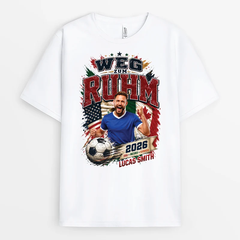 Weg Zum Ruhm - Personalisiertes Geschenk | Fussball Shirt