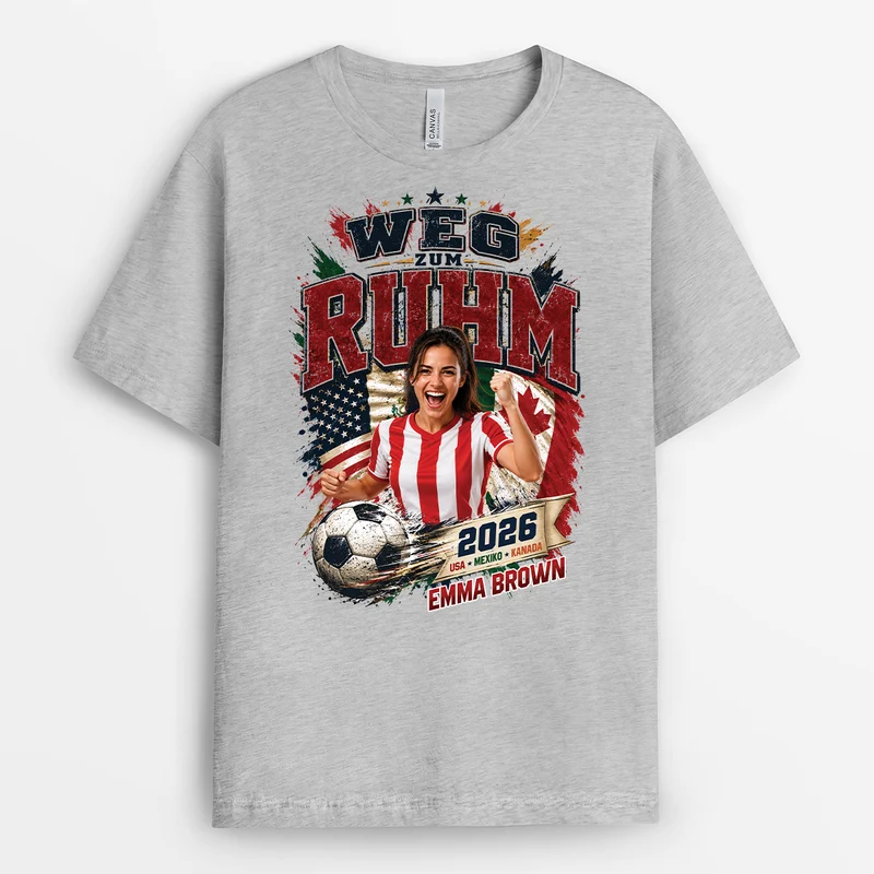 Weg Zum Ruhm - Personalisiertes Geschenk | Fussball Shirt