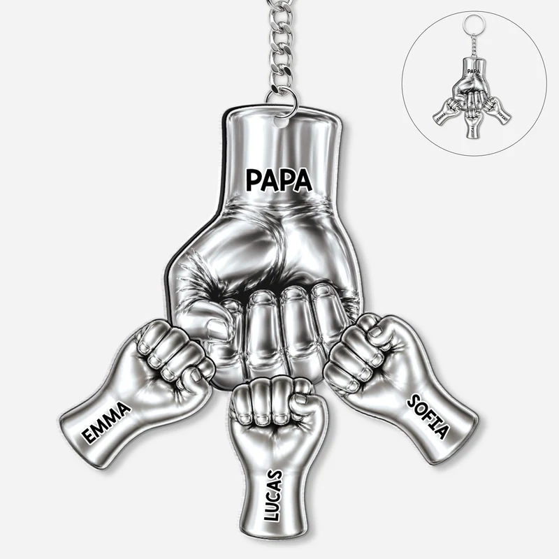 Faust - Personalisiertes Geschenk | Acryl Schlüsselanhänger Opa Papa