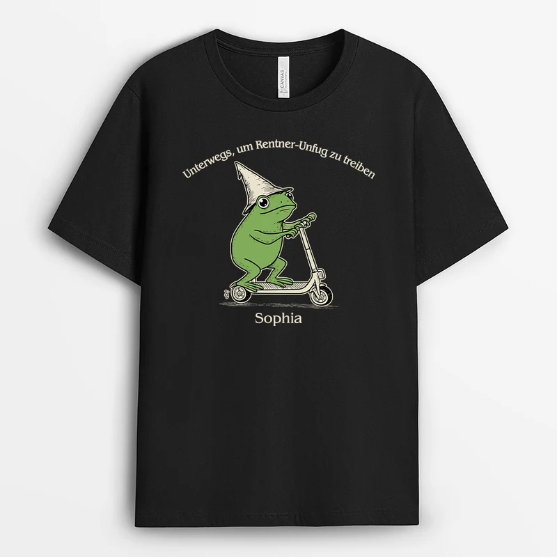 Unterwegs Um Rentner-Unfug Zu Treiben - Personalisiertes Geschenk | T Shirt Rente