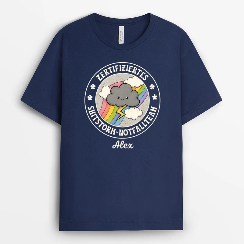Club Der Täglichen Shitstorm-Überlebenden - Personalisiertes Geschenk | Lustiges T Shirt
