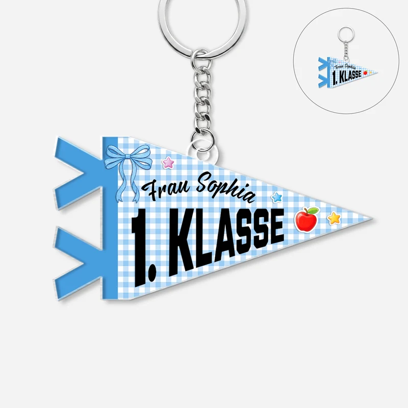 Schulstart - Personalisiertes Geschenk | Acryl Schlüsselanhänger