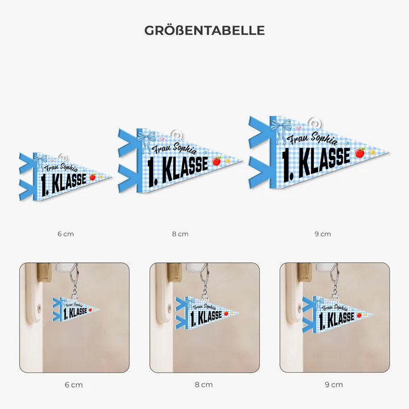 Schulstart - Personalisiertes Geschenk | Acryl Schlüsselanhänger