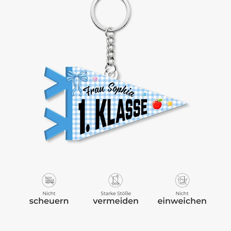 Schulstart - Personalisiertes Geschenk | Acryl Schlüsselanhänger