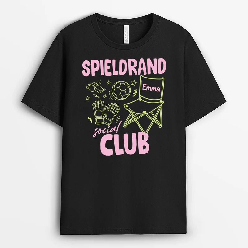 Spielfeldrand Social Club - Personalisiertes Geschenk | Fussball Shirt