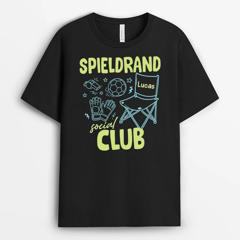 Spielfeldrand Social Club - Personalisiertes Geschenk | Fussball Shirt