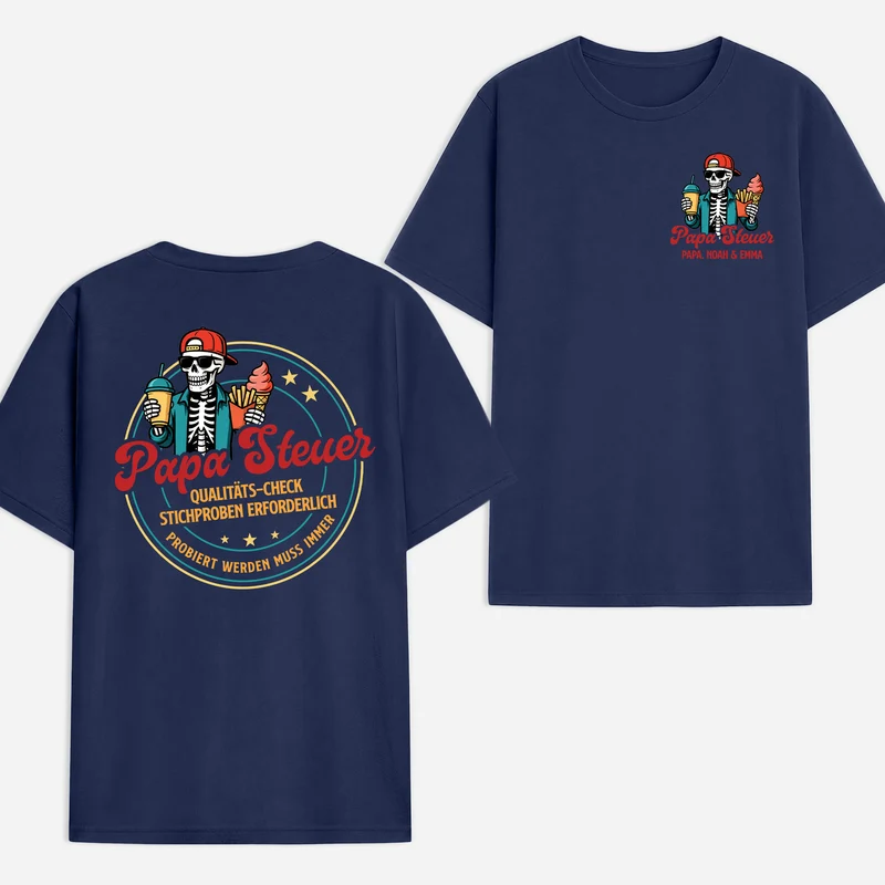 Probiert Werden Muss Immer - Personalisierte Geschenke Lustig | T Shirt Bedrucken Beidseitig Papa Opa