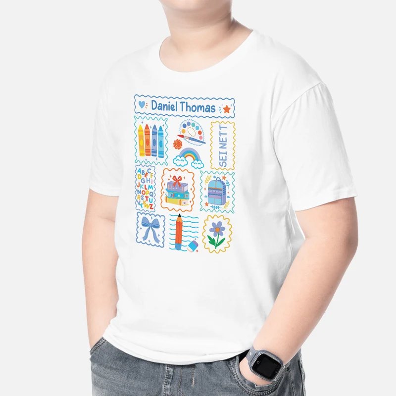 Sei Nett - Personalisierte Geschenke Kinder | T-Shirts Schulbedarf