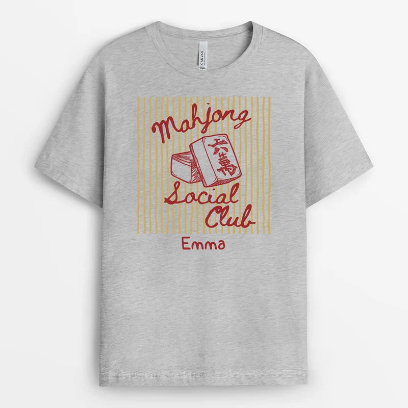 Mahjong Social Club - Personalisiertes Geschenk | T Shirt