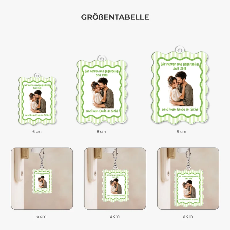 Wir Nerven Uns Gegenseitig - Personalisierte Geschenke Paar | Acryl Schlüsselanhänger Foto