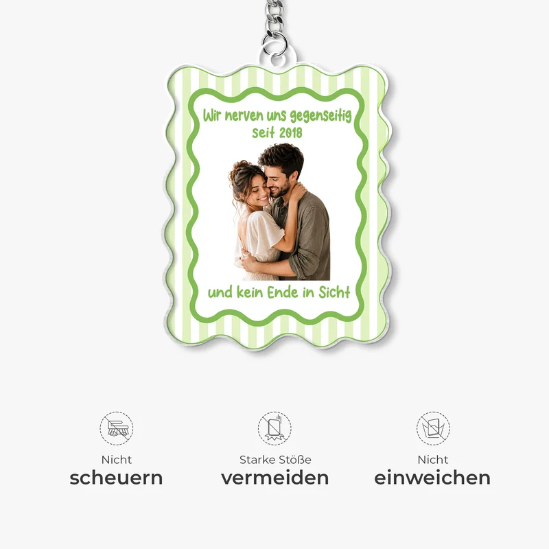 Wir Nerven Uns Gegenseitig - Personalisierte Geschenke Paar | Acryl Schlüsselanhänger Foto