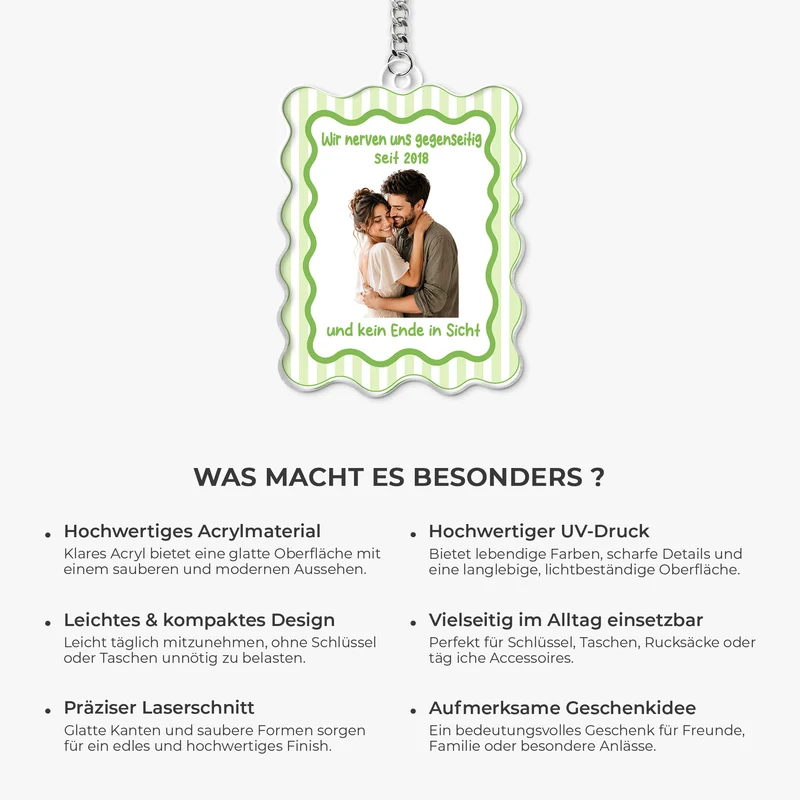 Wir Nerven Uns Gegenseitig - Personalisierte Geschenke Paar | Acryl Schlüsselanhänger Foto