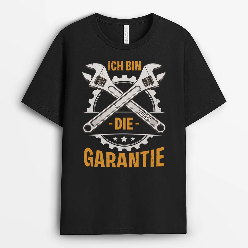 Ich Bin Die Garantie - Personalisiertes Geschenk | T-Shirt Opa Papa