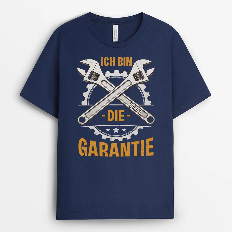 Ich Bin Die Garantie - Personalisiertes Geschenk | T-Shirt Opa Papa