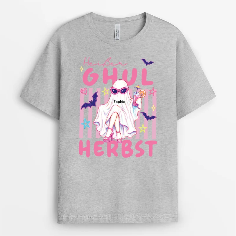 Heißer Ghul-Frühling - Personalisiertes Geschenk | Shirt Halloween Damen Weiß