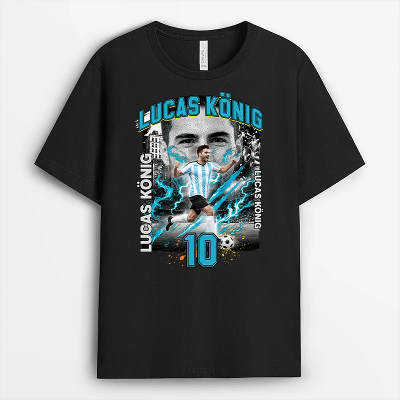 Name + Foto - Personalisiertes Geschenk | Fussball Shirt