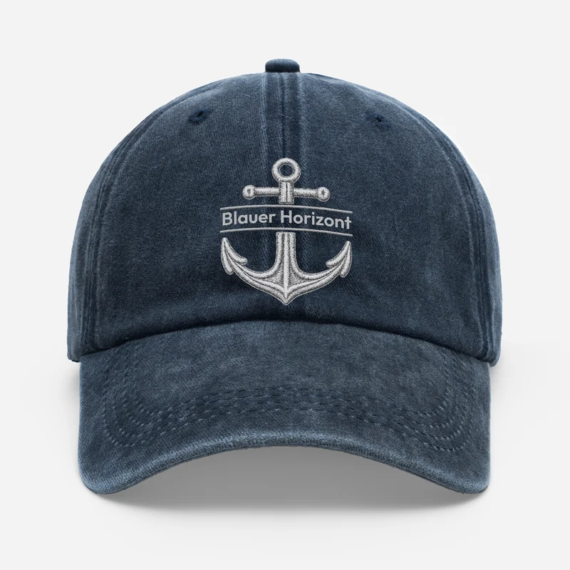 Anker - Personalisiertes Geschenk | Washed Cap Männer & Frauen