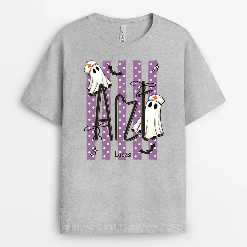 Arzt / Pflegekraft - Personalisiertes Geschenk | Halloween Shirt