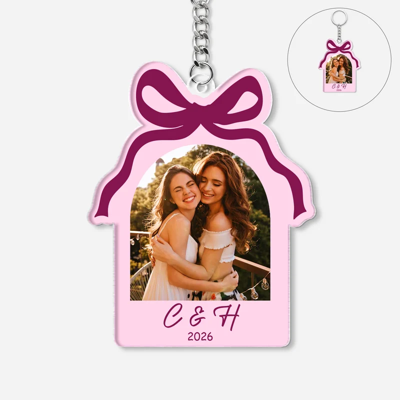 Schlüsselanhänger Mit Foto - Personalisiertes Geschenk | Acryl Schlüsselanhänger