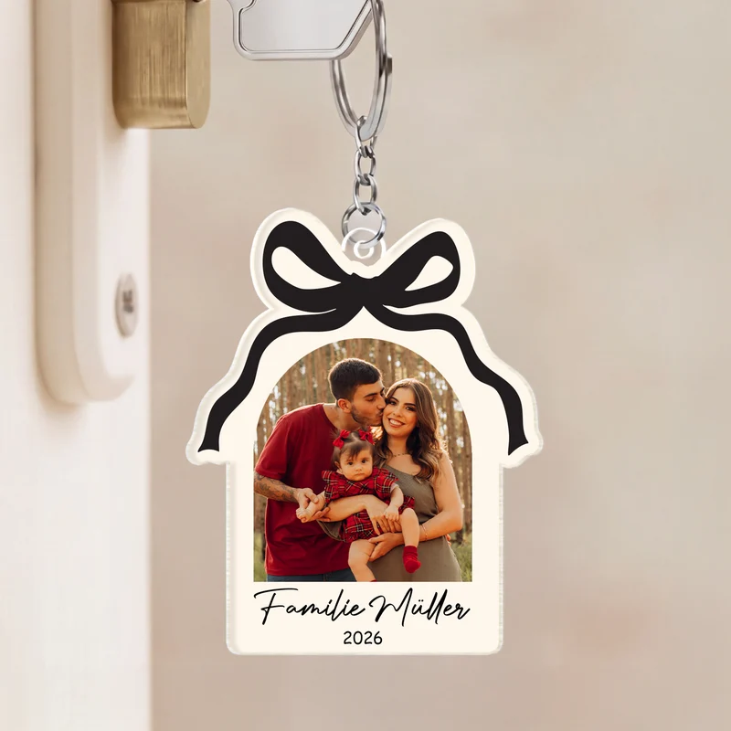 Schlüsselanhänger Mit Foto - Personalisiertes Geschenk | Acryl Schlüsselanhänger