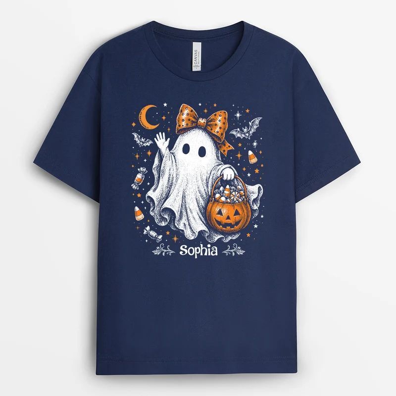 Halloween Shirt + Name - Personalisiertes Geschenk | T Shirt Männer Damen