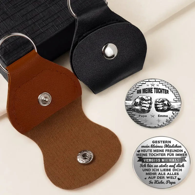[3D-Optik] Ich Liebe Dich Mehr Als Alles Auf Der Welt - Personalisiertes Geschenk | Pocket Hug Schlüsselanhänger Tochter Sohn Enkelin Enkel