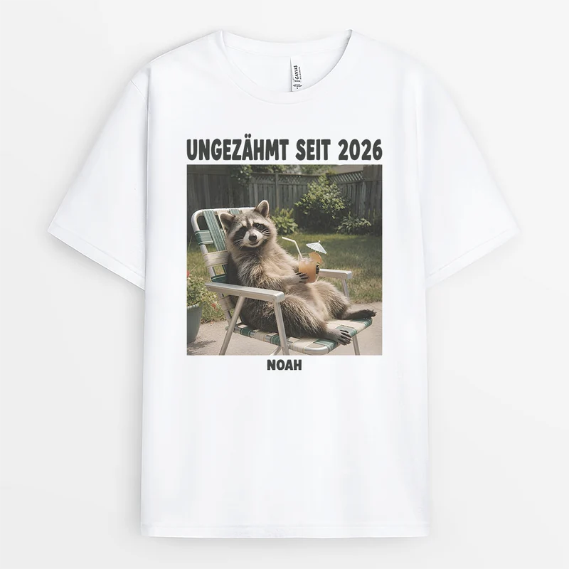 Ungezähmt Seit - Personalisierte Geschenke Foto | T Shirt Rente
