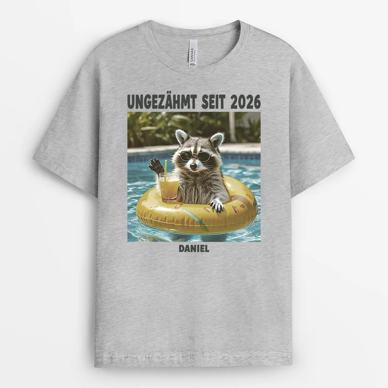 Ungezähmt Seit - Personalisierte Geschenke Foto | T Shirt Rente
