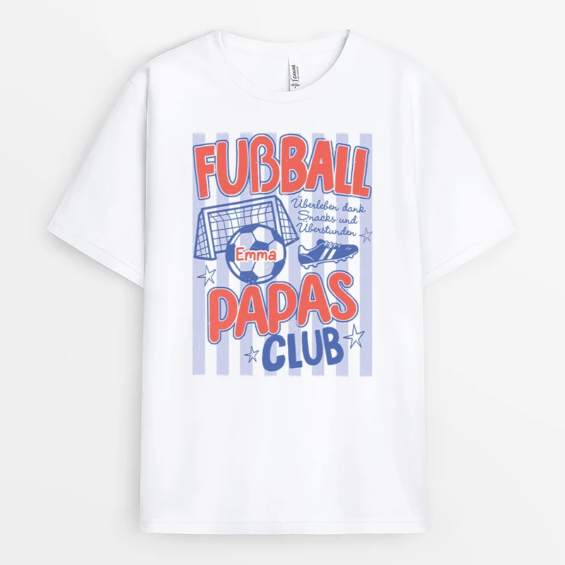Überleben Dank Snacks Und Überstunden - Personalisiertes Geschenk | Fussball Shirt Papa Mama