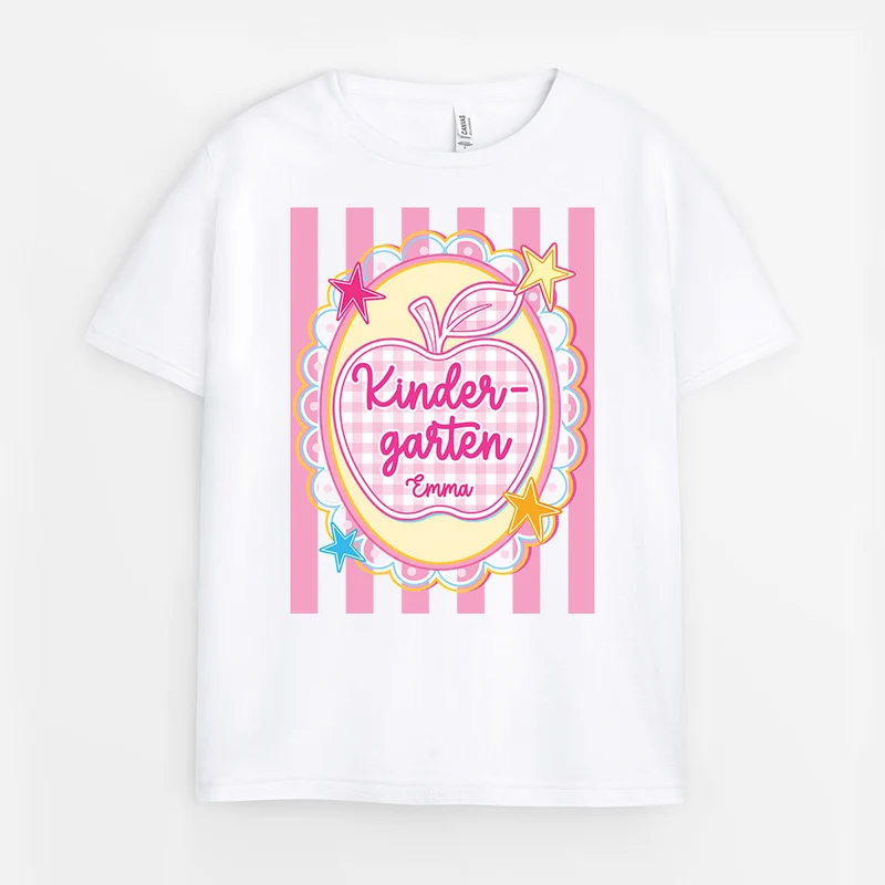 Kindergarten - Personalisierte Geschenke Kinder | T-Shirts Pink