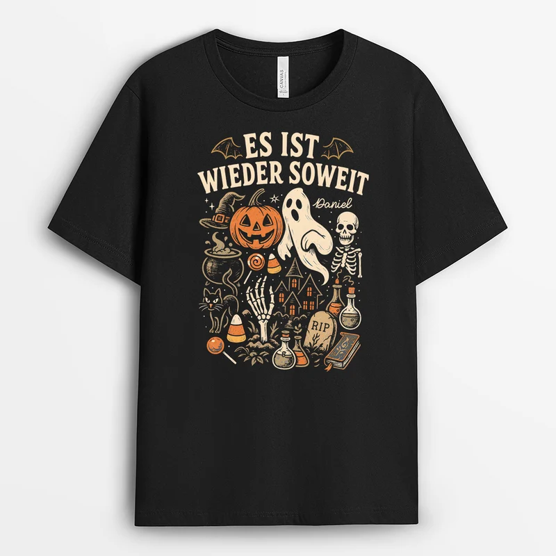 Es Ist Wieder Soweit - Personalisiertes Geschenk | Shirt Halloween