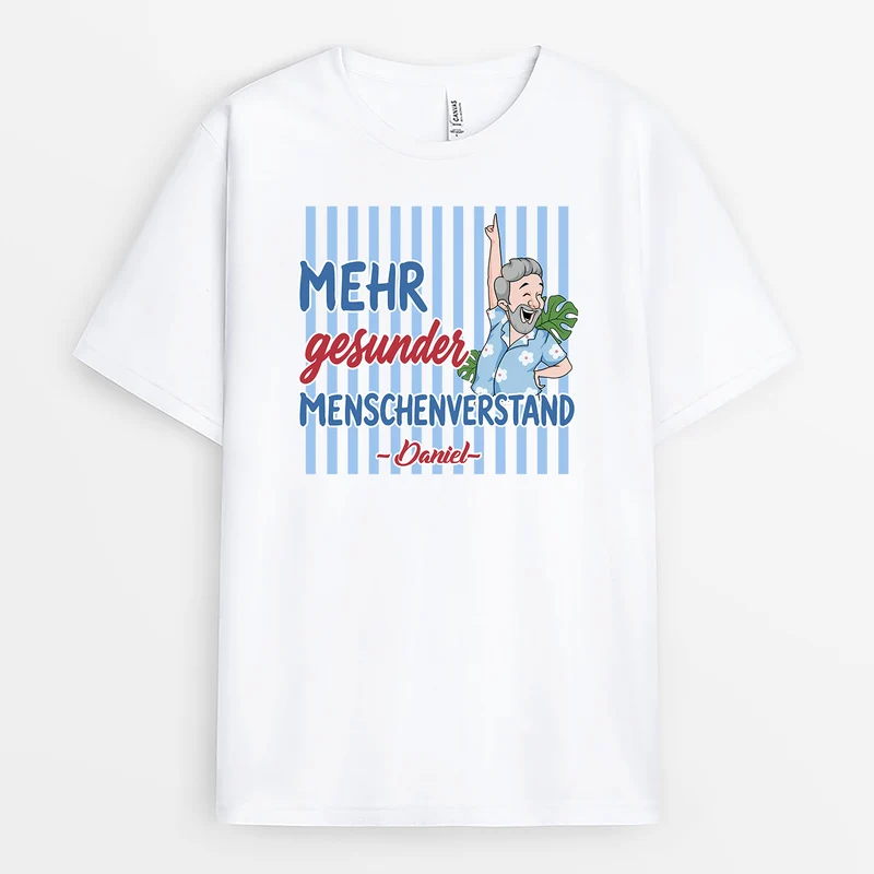 Mehr Gesunder Menschenverstand - Personalisierte Geschenke Kollegen | T Shirt