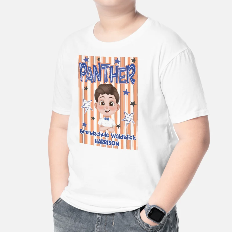 Maskottchen - Personalisiertes Geschenk | T Shirts Kinder Cartoon