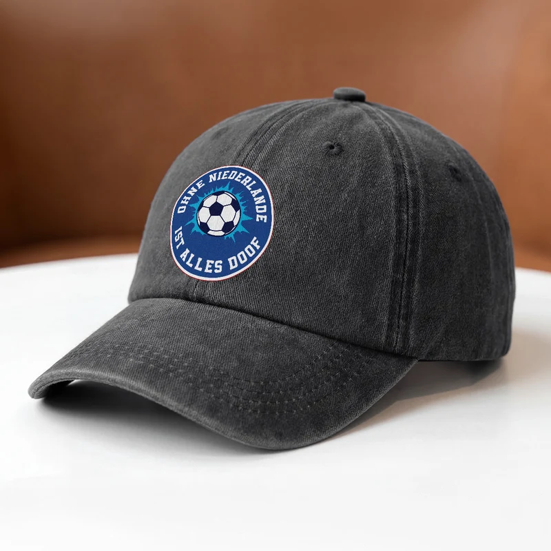 Flag Football Nationalmannschaft - Personalisiertes Geschenk | Washed Cap Fußball