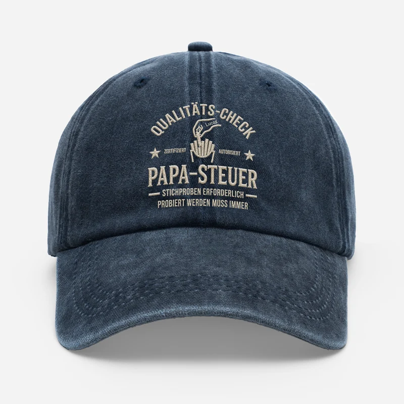[3D-Optik] Probiert Werden Muss Immer - Personalisiertes Geschenk | Washed Cap Opa Papa Lustig